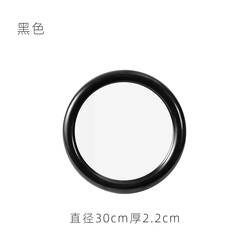 Nordic Round Glass Mirror Home Wall Mirror Desktop Mirror Portable Toilet Mirror Bathroom Decoration Accessories Home Decoration