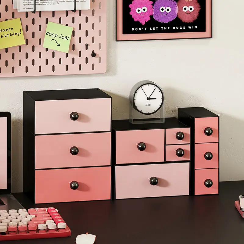 Desktop Cosmetics Storage Box Sundries Sorting Box Dresser Shelf Porch Large-capacity Multilayer Desktop Jewelry Storage Box