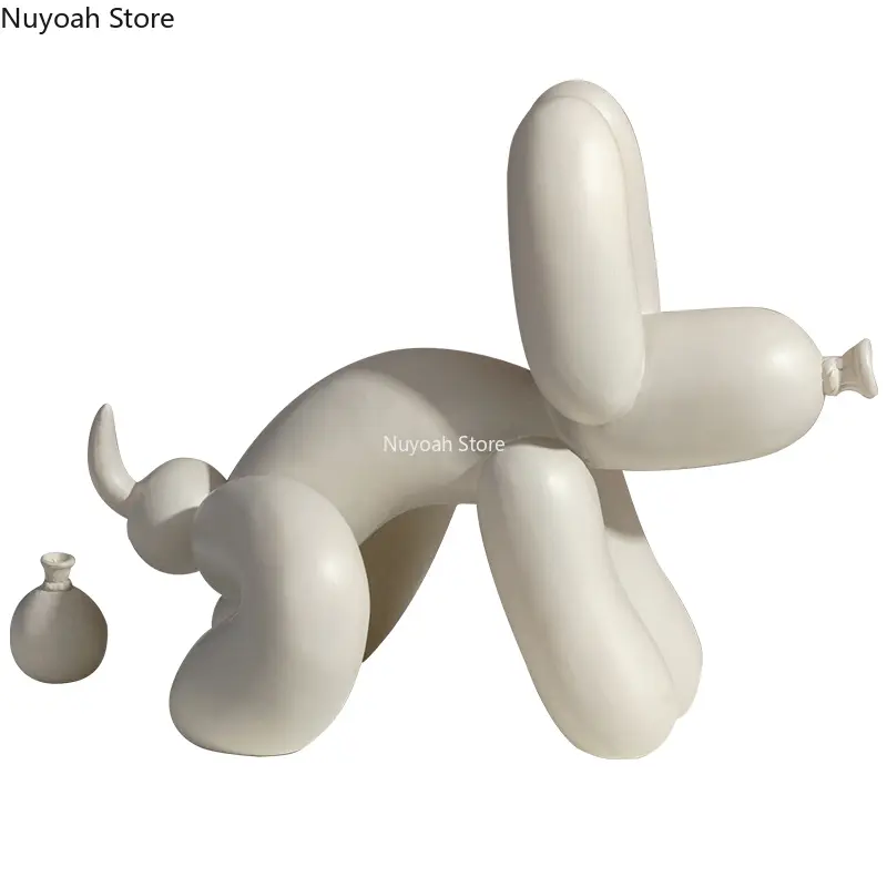 Home Decoration Balloon Dog Statue Resin Crafts Creative Cute Cartoon Desktop Decoration Art Living Room Decoration Accessories