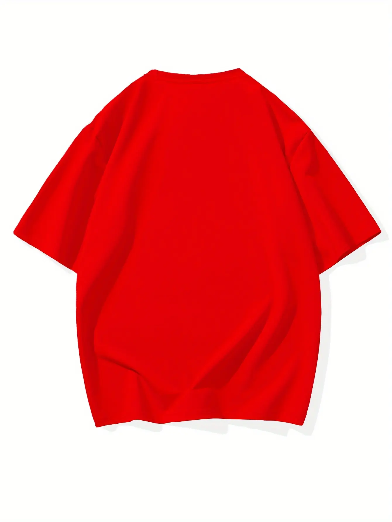 Men's 100% pure cotton summer loose fit oversized New York Cheerful print casual slim fit round neck short sleeved T-shirt top