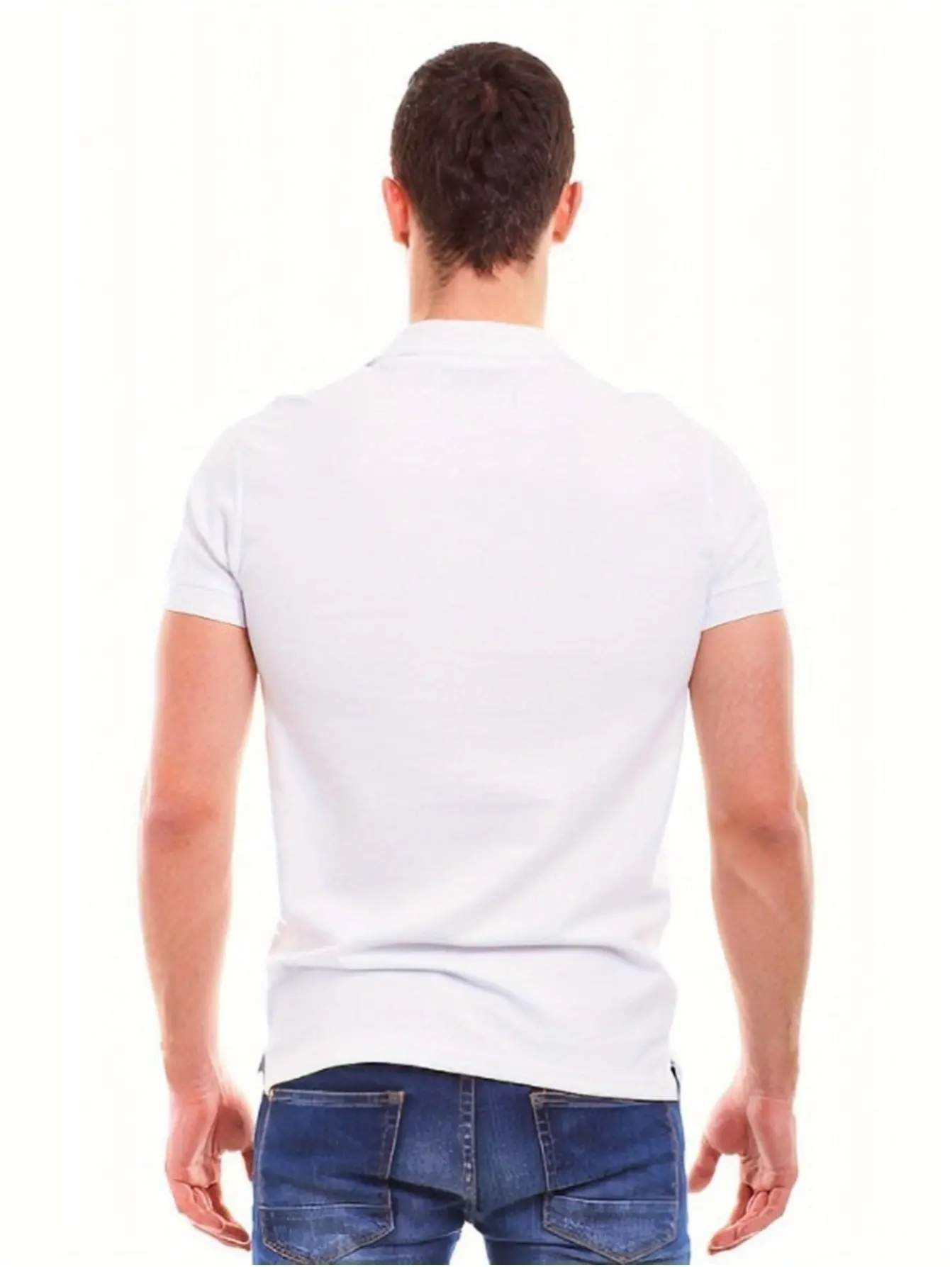 Men's Summer 100 Cotton Fashionable Casual Loose Large Black Star Pattern Printed Round Neck Short Sleeve T-shirt Top