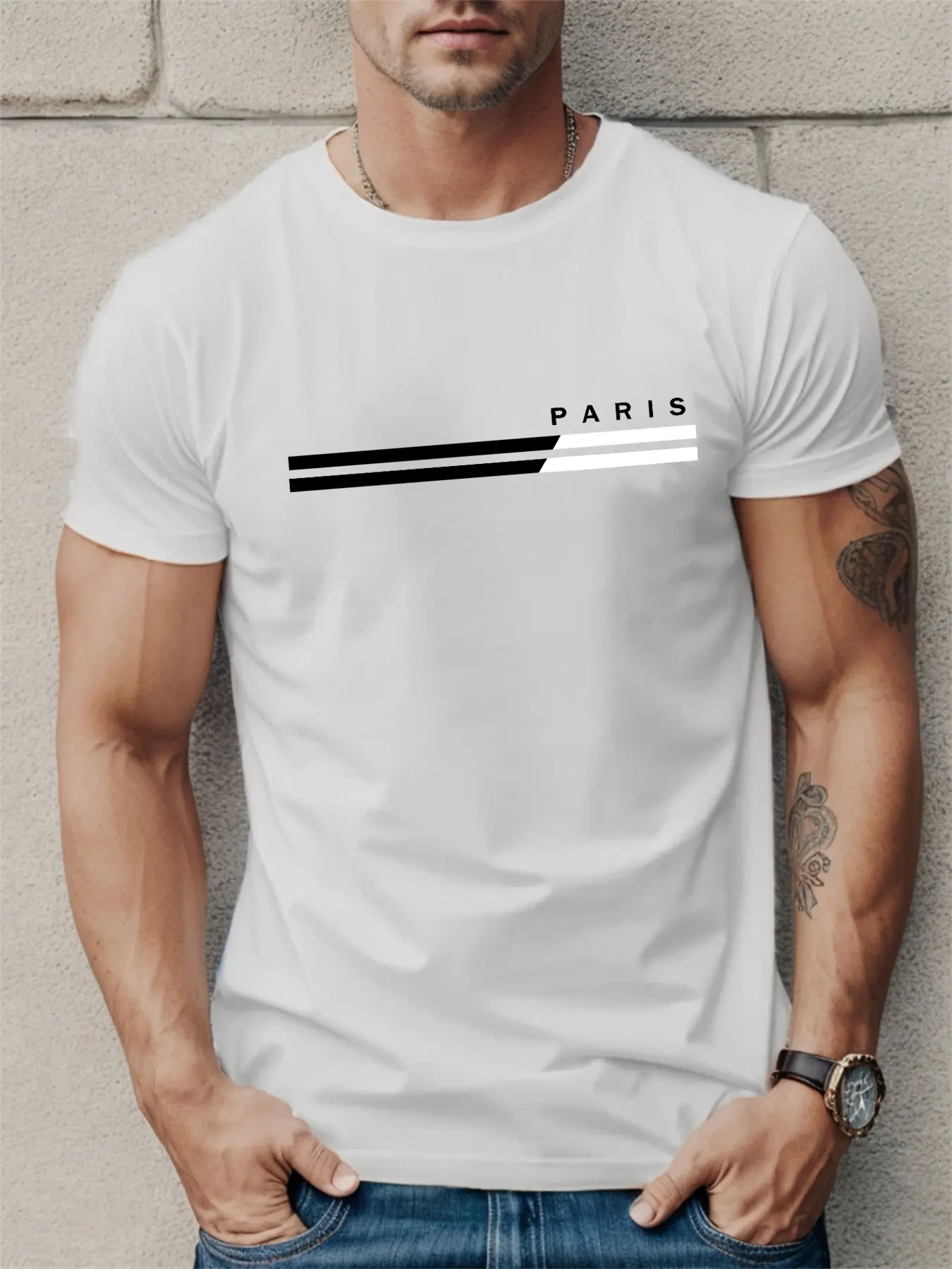 Men's summer 100 cotton fashionable casual loose solid color multi-color optional sports round neck short sleeved T-shirt top