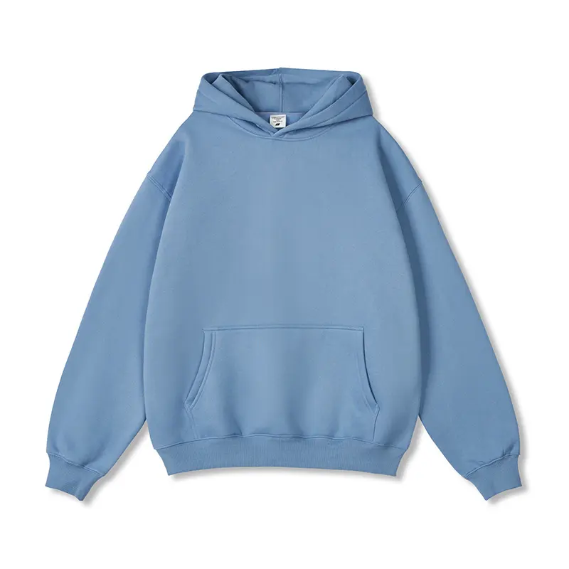 European and American New Fashionable Spring and Autumn Trend Plus Plush Thick Hoodie Unisex Sports and Leisure Pullover