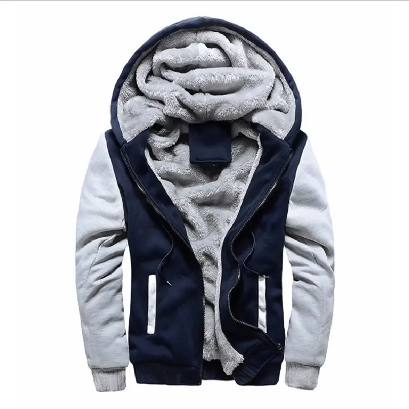 Men's Winter Camouflage Thick Casual Jacket Sweatshirt Sports Cardigan Sweatshirt Men's Jacket Warm Sweatshirt