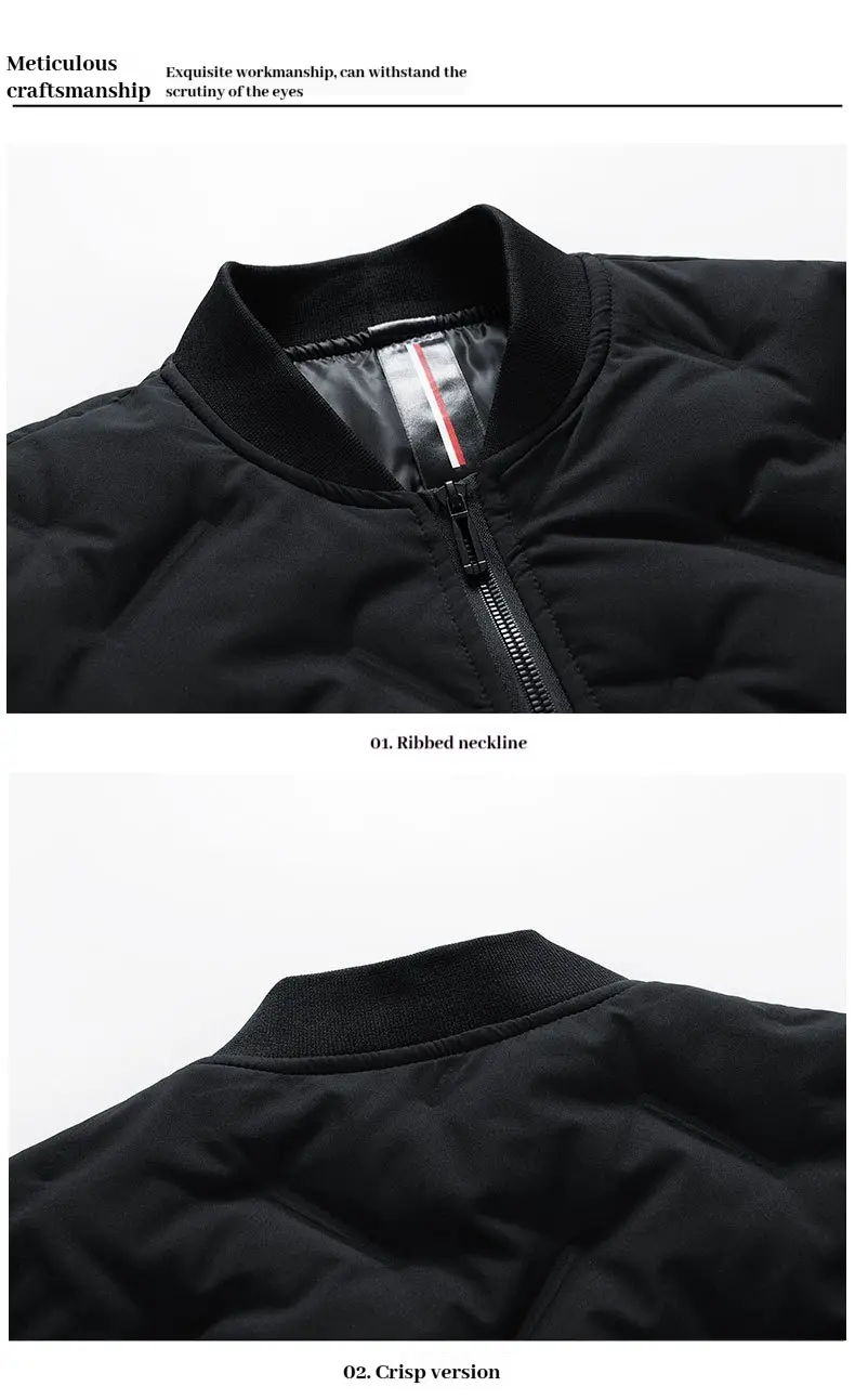 Long and trendy men's 2024 autumn and winter new lightweight down jacket hoodie comfortable and warm casual