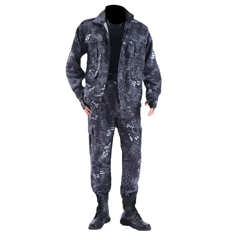 Black Camouflage Suit Men  Camouflage Suit Black Python  Camouflage Suit Python Men   Men's Sets