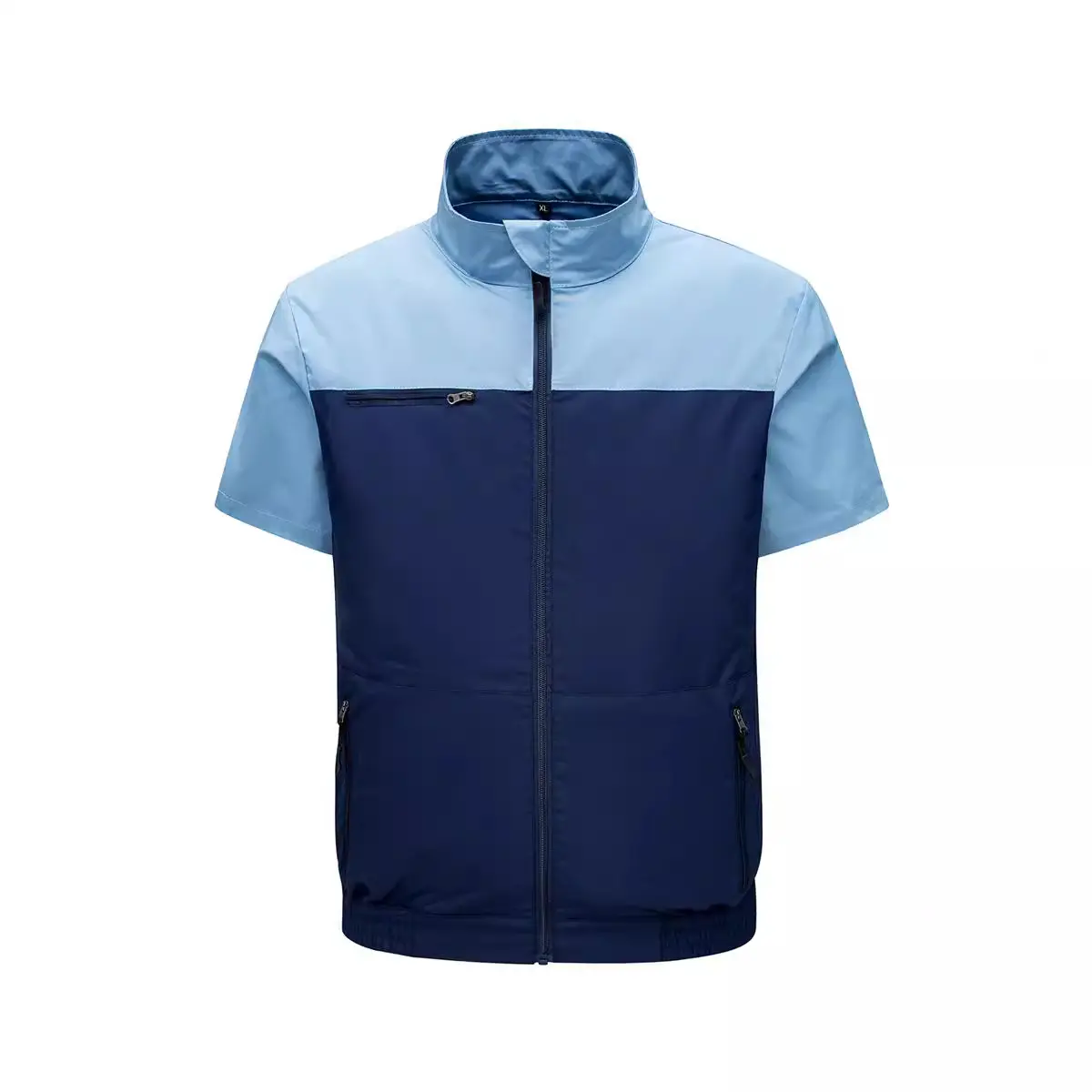 Summer Outdoor Comfortable Skin Friendly Top Men's and Women's Labor Protection Heatstroke Prevention Fan Cooling Work Clothes