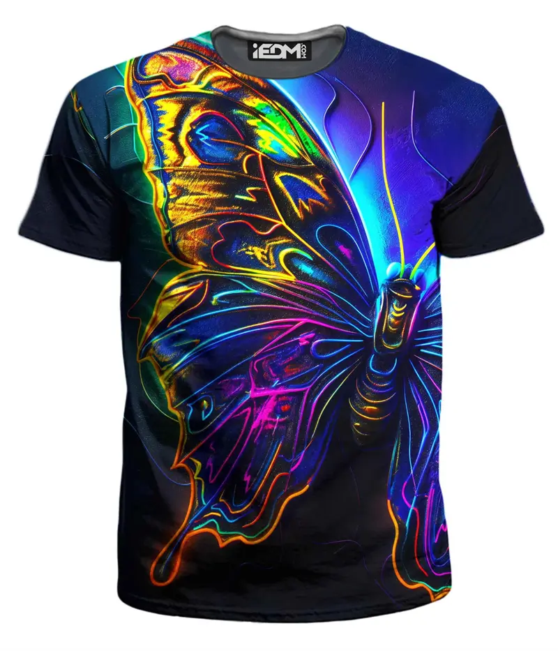 Men's T-Shirts 3D Print Colorful Pattern Round Neck T-Shirts Casual for Men Women Tops Oversized Fashion Kids Tees Clothing