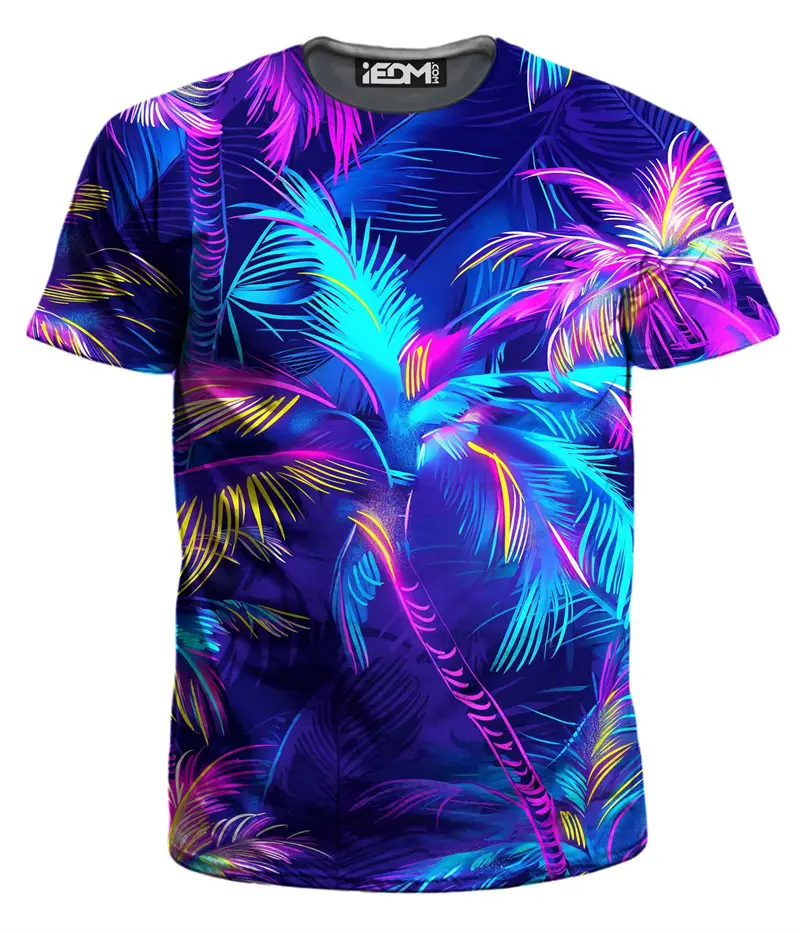 Men's T-Shirts 3D Print Colorful Pattern Round Neck T-Shirts Casual for Men Women Tops Oversized Fashion Kids Tees Clothing