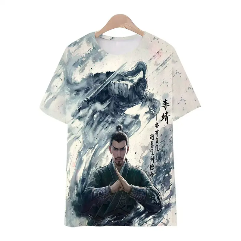 3D Print Anime Ne Zha T Shirt Men Women Summer Crewneck Short Sleeve Tops 2025 New Trendy Nezha Graphic Boys Girls Kids T-shirt