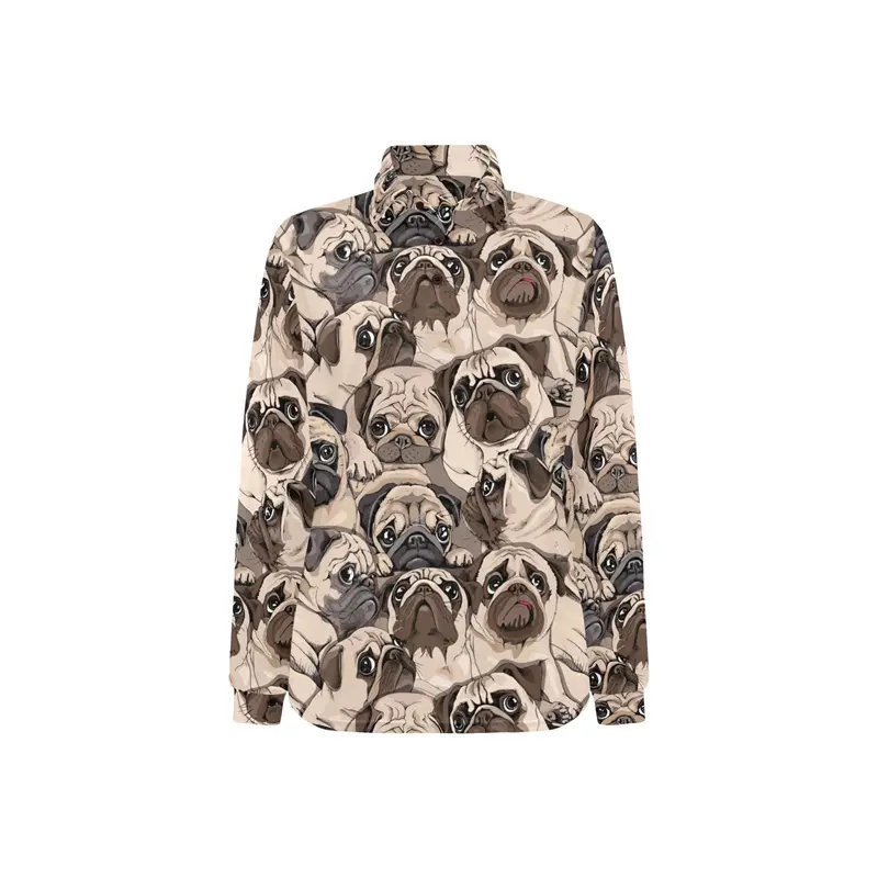 Fashion Mens Polo Clothing 3D Donut Printed Long Sleeve Polo Shirt For Men Women Designer Clothes Casual Lapel Long Polo T Shirt