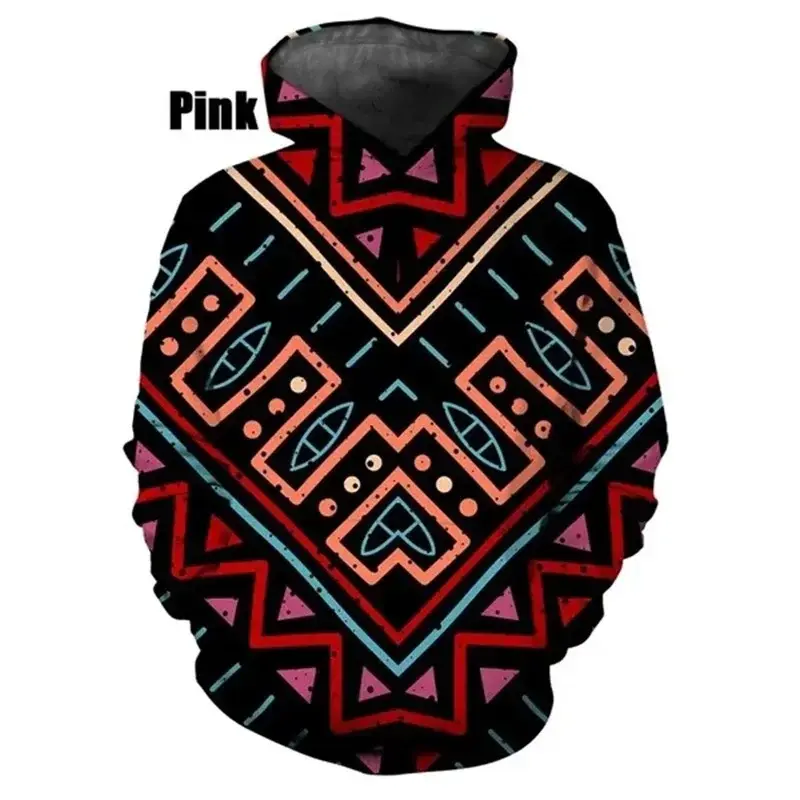 New Tribe Graphic 3D Print Hoodies Men Women Casual Long Sleeve Pullover Sweatshirts Harajuku Streetwear Mens Ovesize Hoodies