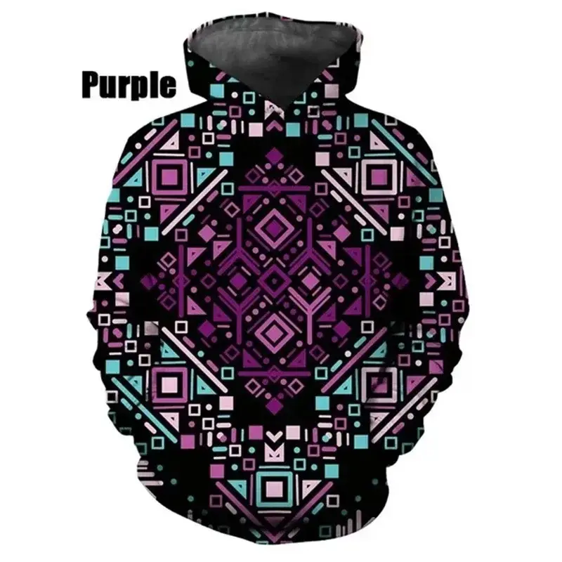 New Tribe Graphic 3D Print Hoodies Men Women Casual Long Sleeve Pullover Sweatshirts Harajuku Streetwear Mens Ovesize Hoodies
