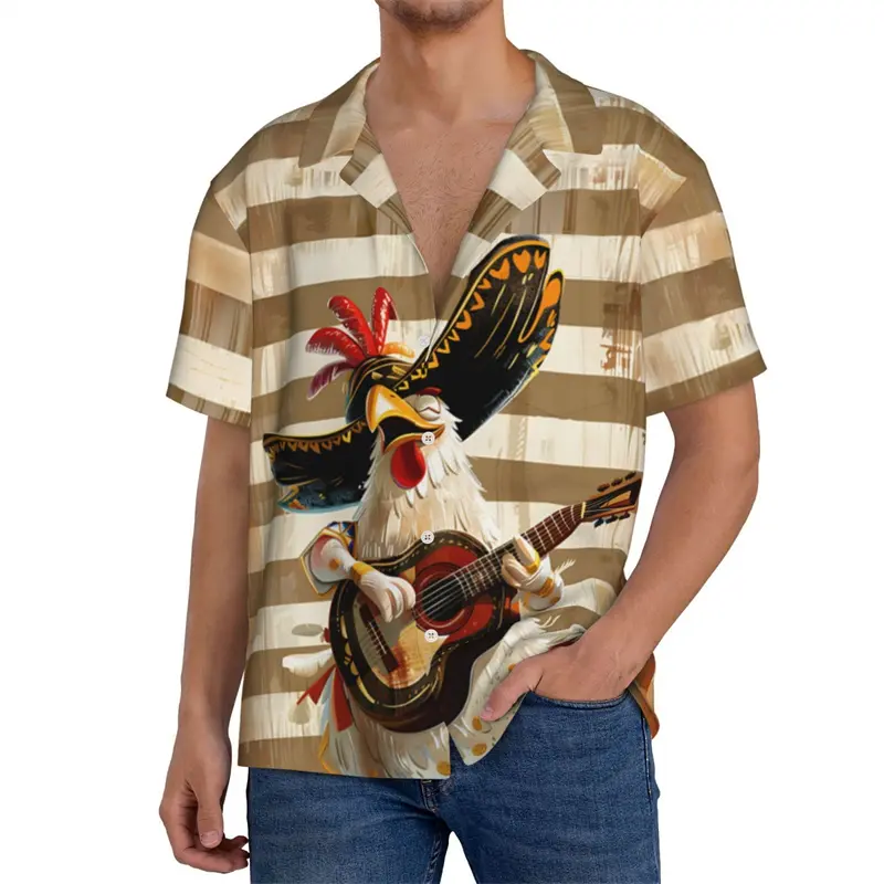 Funny Dog Pattern Hawaii Shirt Men Women Summer Fashion Short Sleeves 3d Printed Animal T-Shirts Tops Button Shirts Lapel Blouse