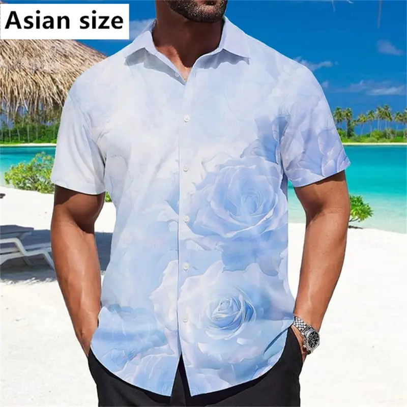 3D Printed Flamingo Graphic Hawaiian Shirt For Men Women Aloha Shirts Summer Fashion Vacation Short Sleeve Tops New Y2k Blouse