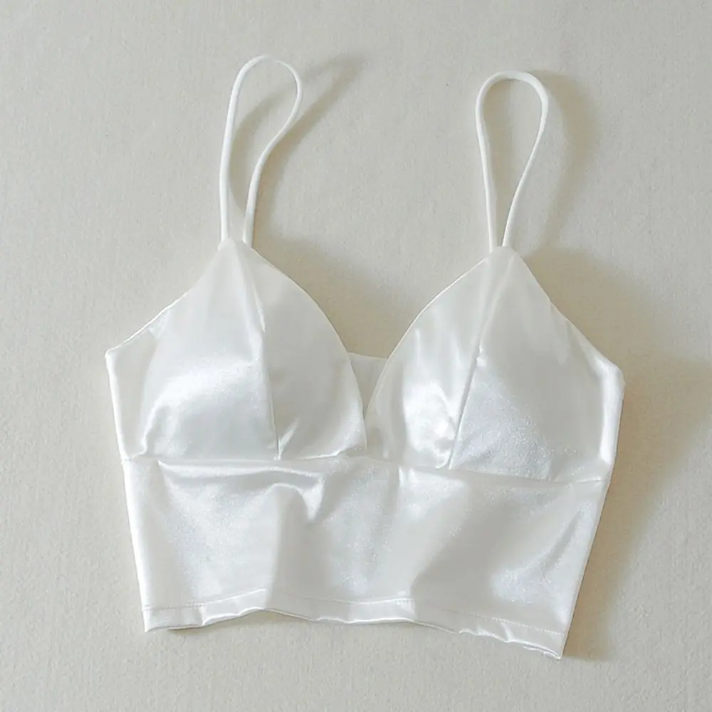 Summer new European and American sexy chest wrapped chest Deep v small young woman wrapped chest strap chest pad underwear