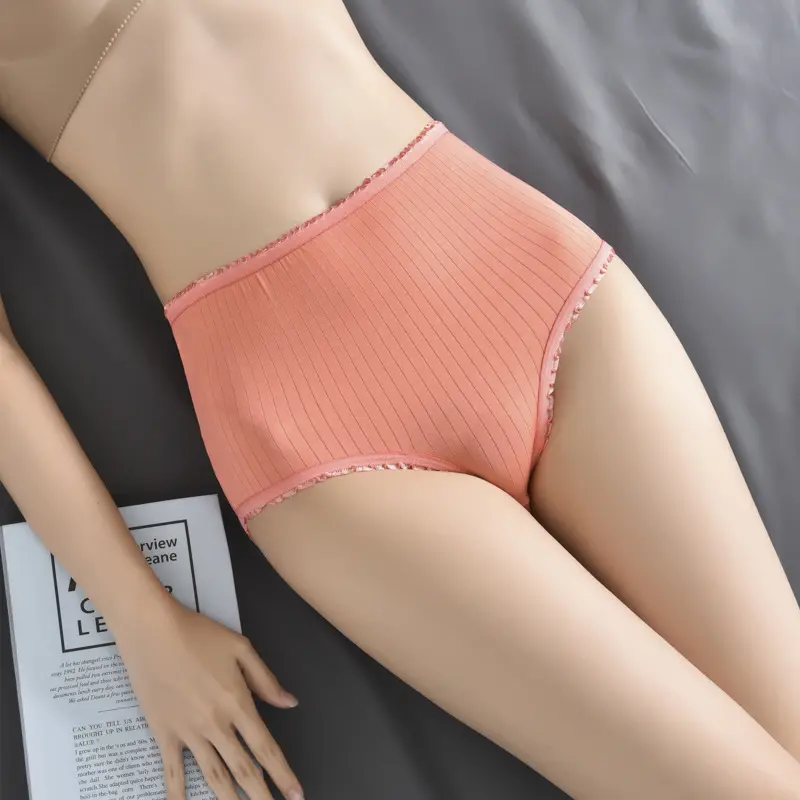 Women'S Underwear Women'S High Waist Belly Cinching Plus Size Middle-Aged Elderly Breathable Mothers' Underwear