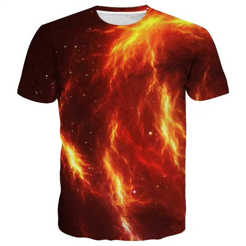 Fantastic Unique T-shirt Men's 3D Printing Oversize Loose T Shirt Round Neck Short Sleeves Summer Fashion 2024 Clothes Tee Shirt