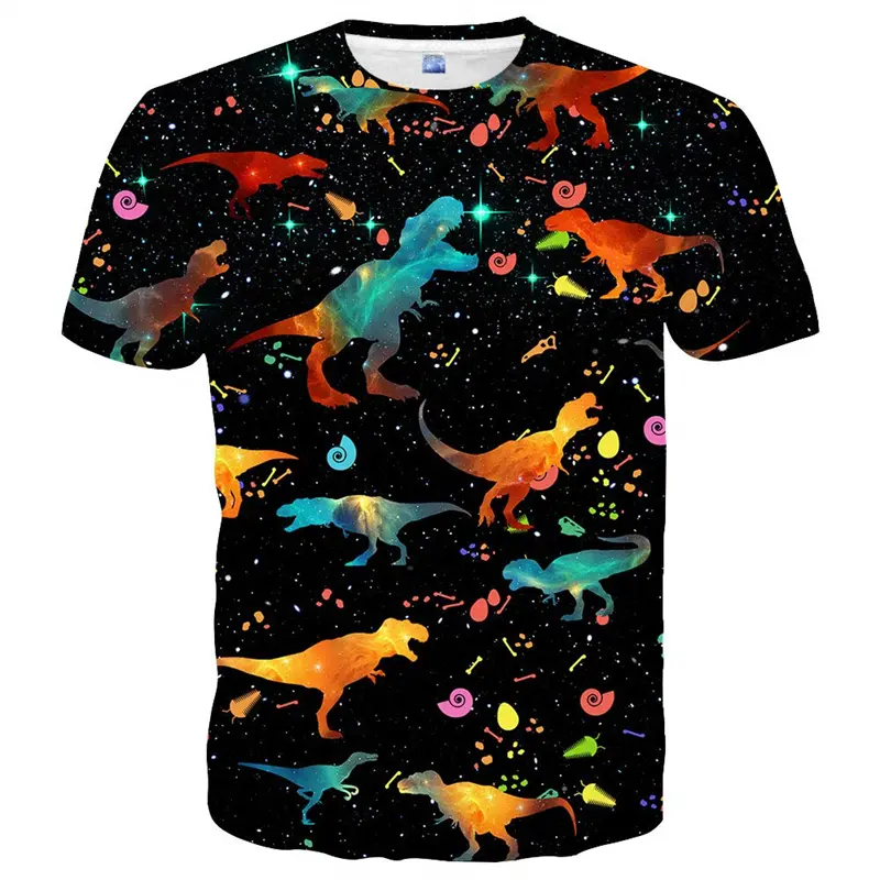 Cool Patterns 3D Printing T-shirt Men's Hip Hop Streetwear T Shirt Round Neck Short Sleeve Summer Fashion 2024 New Oversize Tees