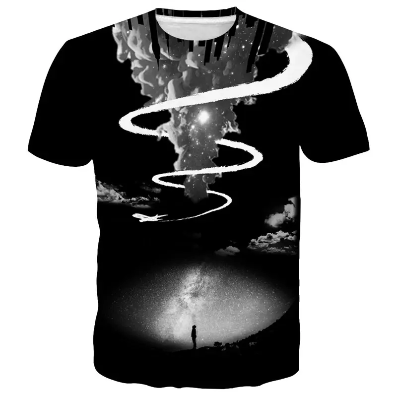 Cool Patterns 3D Printing T-shirt Men's Hip Hop Streetwear T Shirt Round Neck Short Sleeve Summer Fashion 2024 New Oversize Tees
