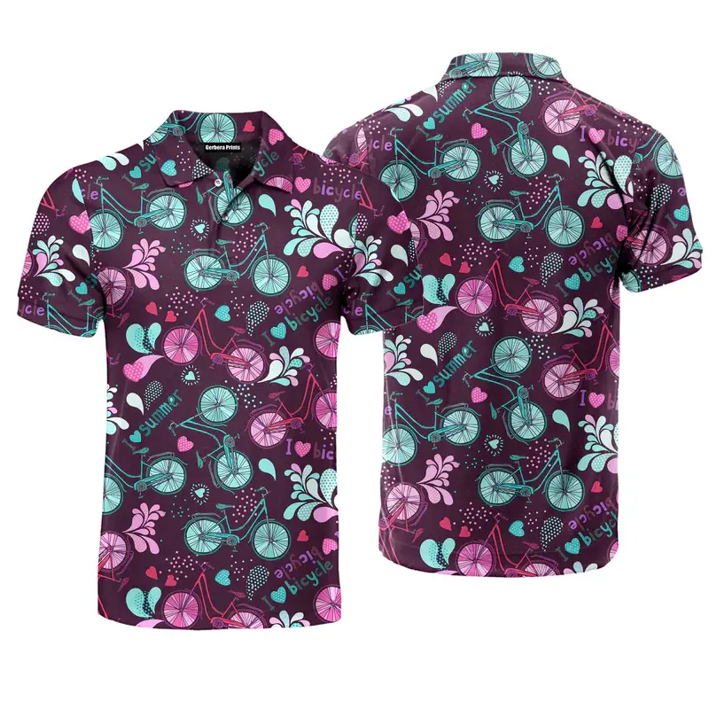 Full Over Print Funny Pickleball Polo Shirt Unisex Loose Sport Short Sleeve Lapel Golf Shirts Casual Basketball Graphic T-shirt