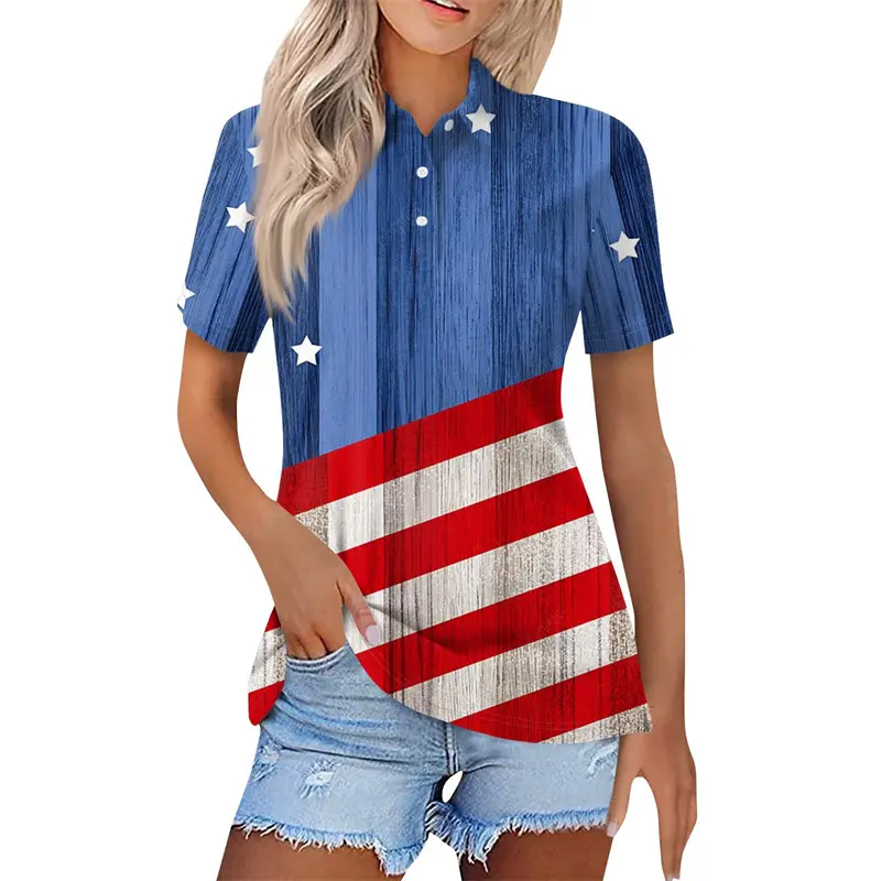 Stripe Graffiti 3D Printed Polo Shirt Men's Clothing Breathable Lapel Short Sleeves T-shirt 2024 Fashion Unisex Casual T Shirts