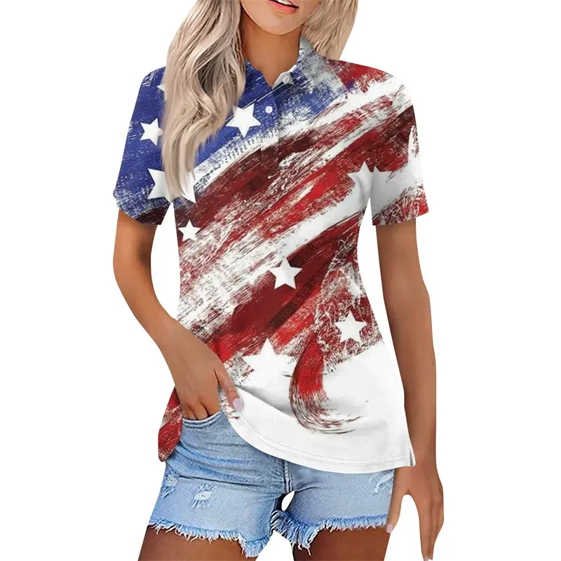 Stripe Graffiti 3D Printed Polo Shirt Men's Clothing Breathable Lapel Short Sleeves T-shirt 2024 Fashion Unisex Casual T Shirts