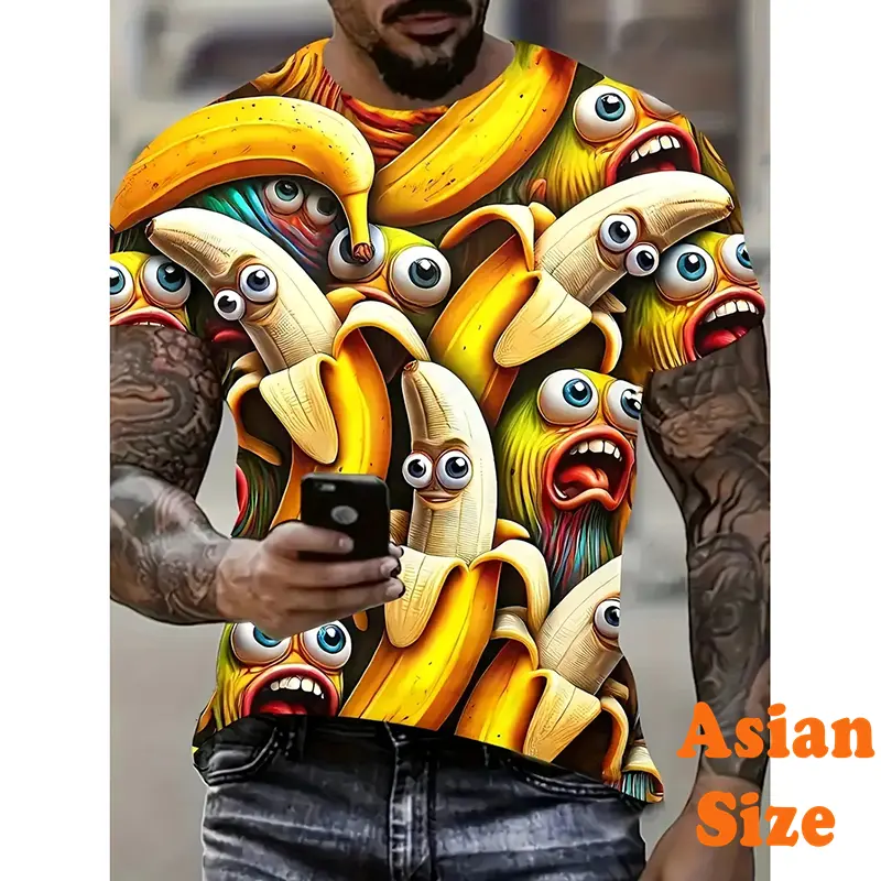 Hip Hop Trend Hawaii Shirt For Men's Clothing Streetwear Monkey Print Short Sleeve Shirts Funny Personality Harajuku Blouse 2025