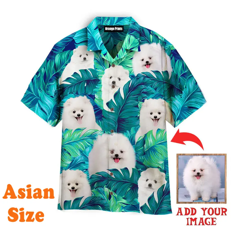 Custom Picture Hawaiian Shirt For Men Women Funny Humour Personality Gift Shirts Fashion Trend Hip Hop Casual Daily Blouse Pop