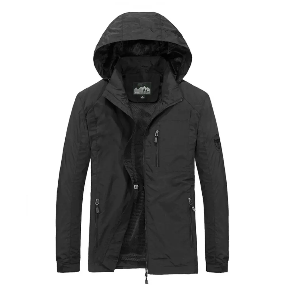 Men's Windbreaker Jackets Waterproof Hooded Water Proof Wind Breaker Casual Coat Male Clothing  Autumn Jackets Men TOP