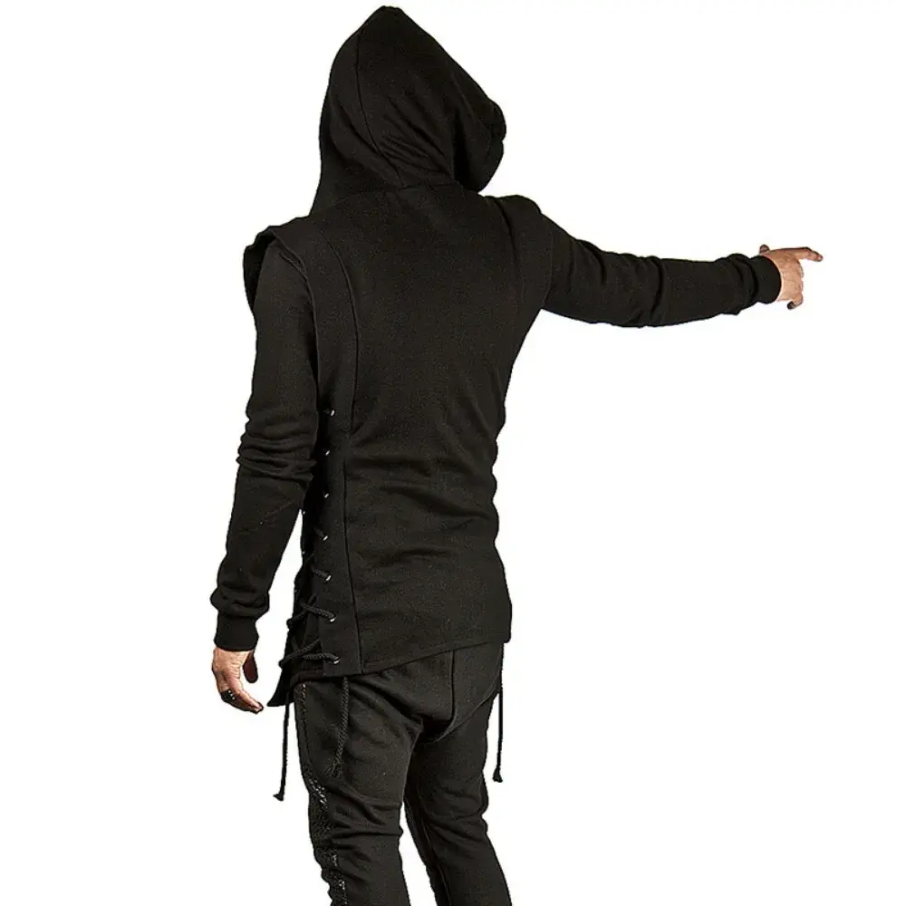 Autumn Men Hoodies Sweatshirts Casual Hooded jacket Long Sleeve Hoodie Men Slim Fit Streetwear Loose Jacket Coats