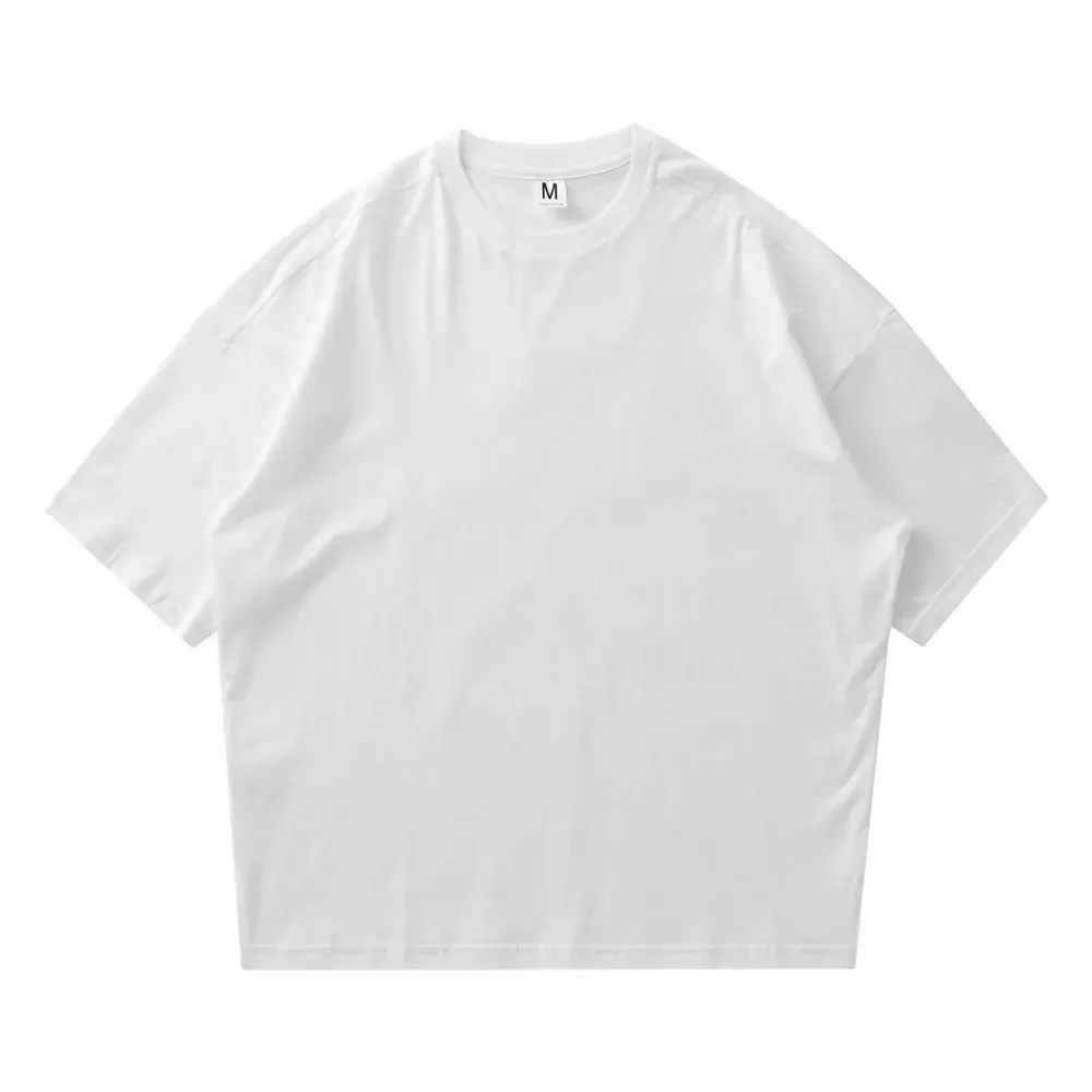 King Billion cotton Men's summer Men's T-shirt loose 5 half short-sleeved casual basic shirt O neck