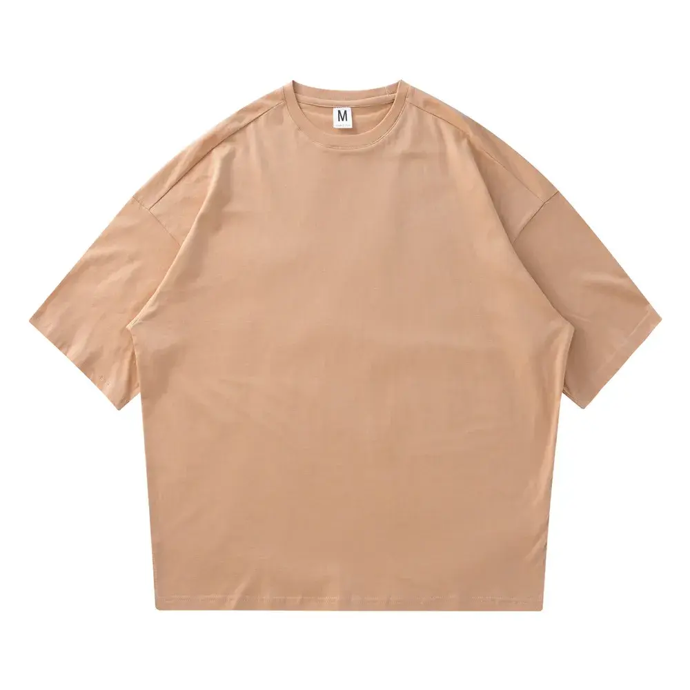 King Billion cotton Men's summer Men's T-shirt loose 5 half short-sleeved casual basic shirt O neck