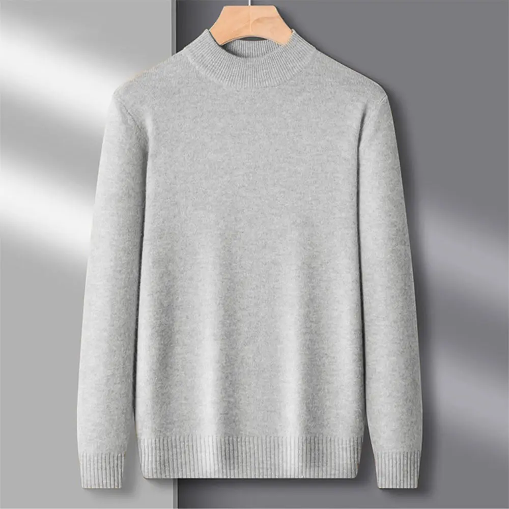 Men's Winter Warm Sweaters Knitted Sweater Men Women Pullover Casual Fleece Tops Knitwear Male Fashion Bottoming Shirt