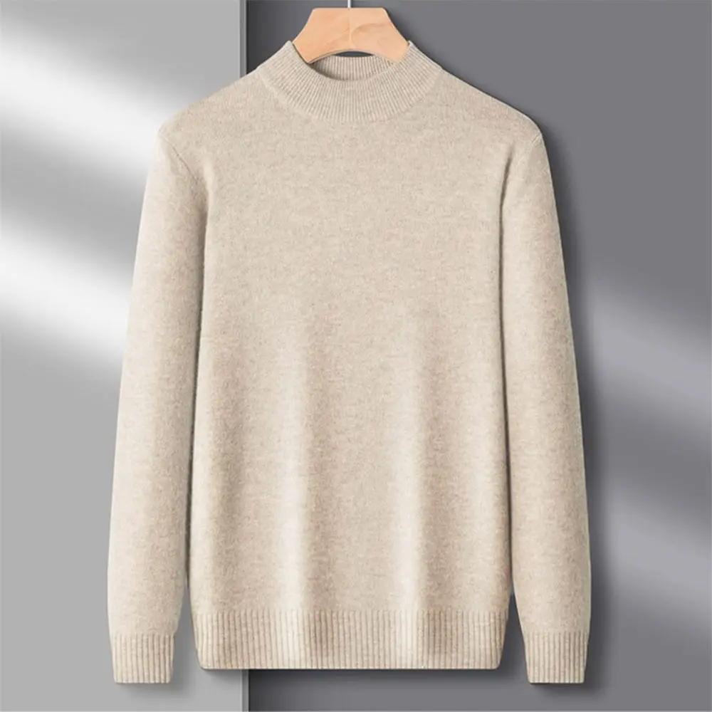 Men's Winter Warm Sweaters Knitted Sweater Men Women Pullover Casual Fleece Tops Knitwear Male Fashion Bottoming Shirt