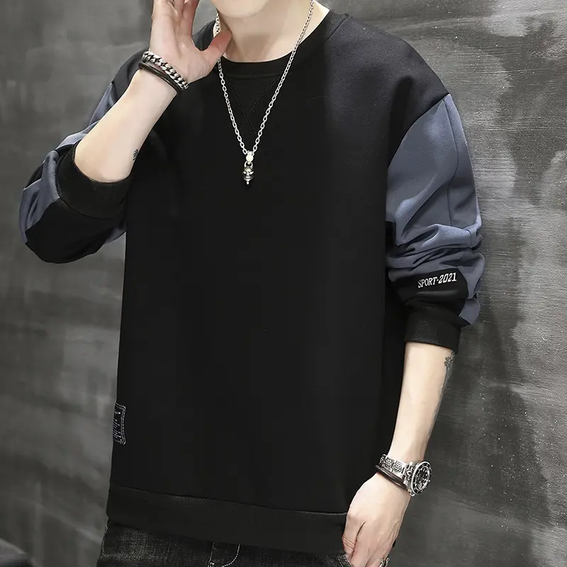 Spring Fall Men's Sweatshirt Male Casual Lightweight Harajuku Sweatshirts Hoodie Streetwear Fashion Baggy Tops