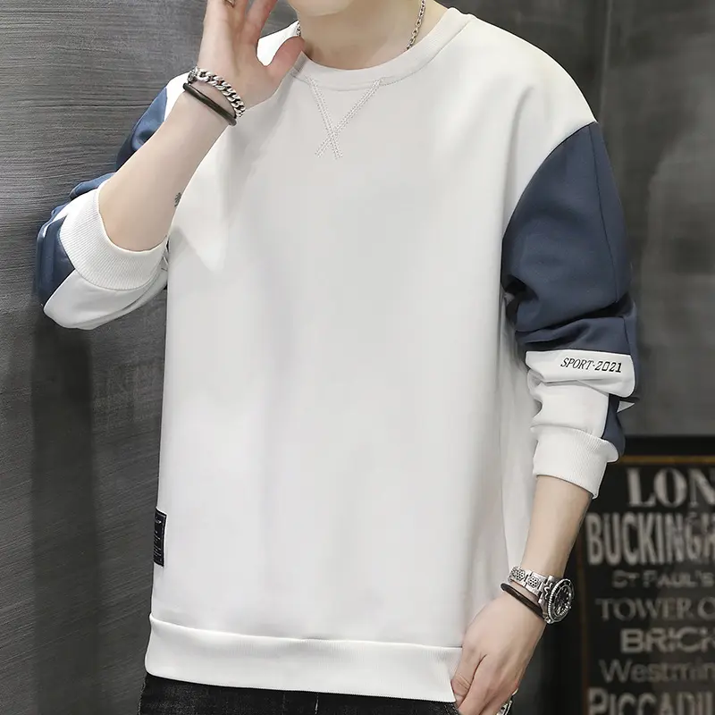 Spring Fall Men's Sweatshirt Male Casual Lightweight Harajuku Sweatshirts Hoodie Streetwear Fashion Baggy Tops