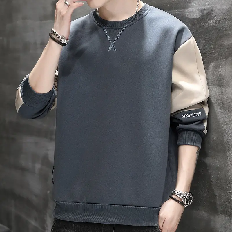 Spring Fall Men's Sweatshirt Male Casual Lightweight Harajuku Sweatshirts Hoodie Streetwear Fashion Baggy Tops
