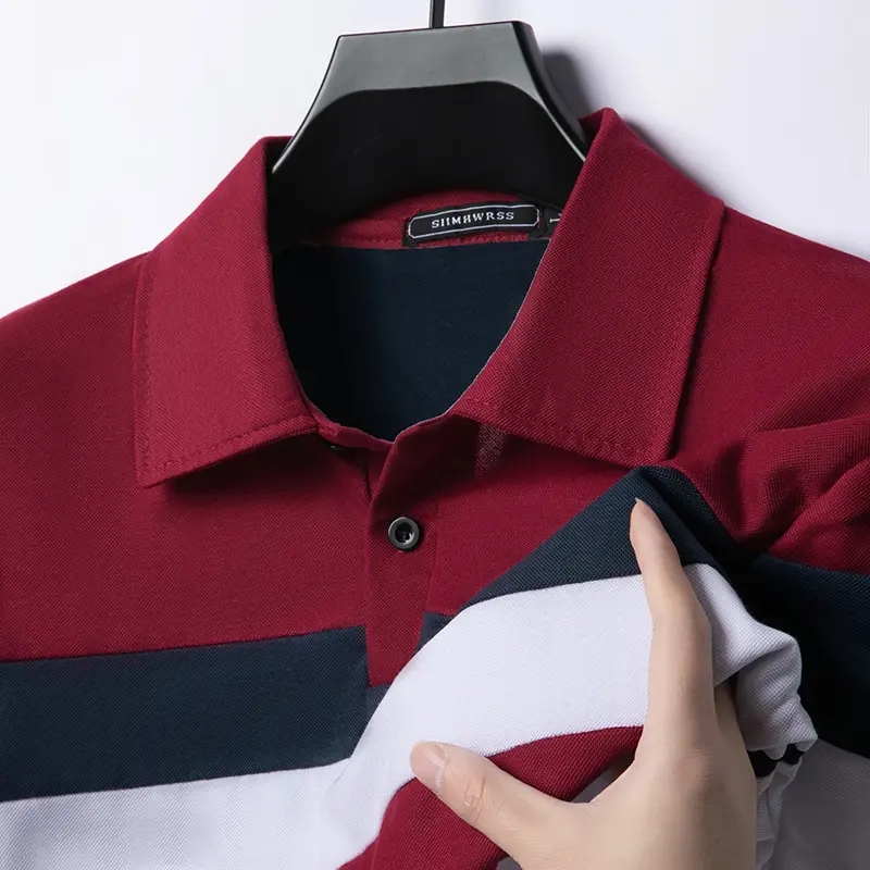 Summer Shorts Sleeve Polo Shirt Mens Luxury Polo Large T Shirts Stritching Turn-down Collar Lightweight Breathable Sweatwear