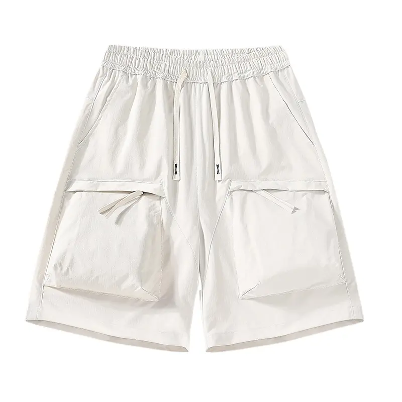 Summer Cargo Shorts Men's Shorts Pants with Pockets Casual Trousers Men's Short Lightweight Breathable Streetwear