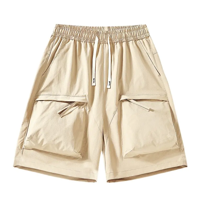 Summer Cargo Shorts Men's Shorts Pants with Pockets Casual Trousers Men's Short Lightweight Breathable Streetwear