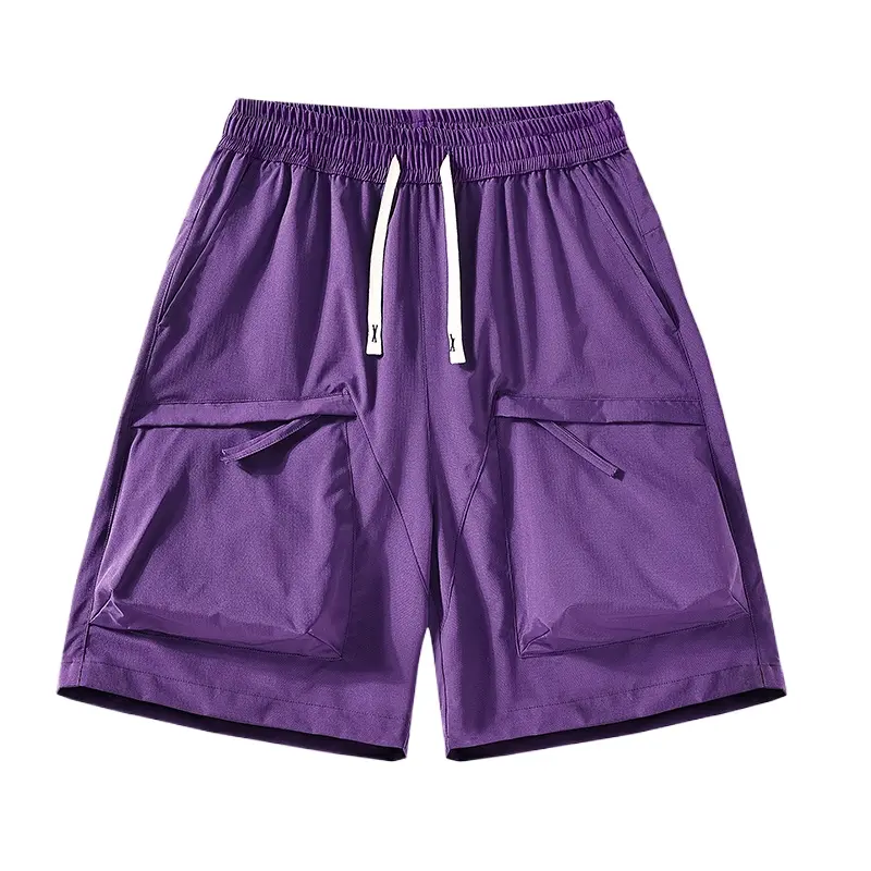 Summer Cargo Shorts Men's Shorts Pants with Pockets Casual Trousers Men's Short Lightweight Breathable Streetwear