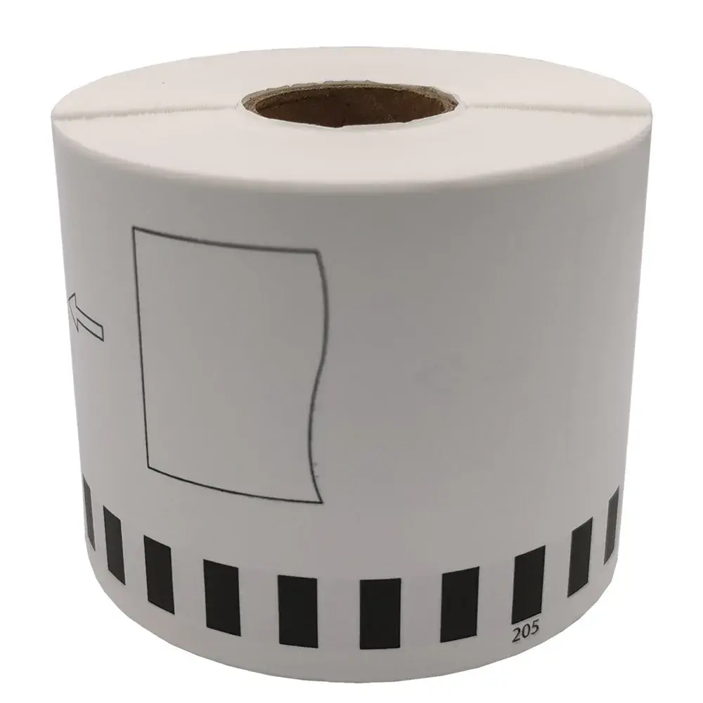 Brother DK-22205 Hot Thermal Label Paper Continuous 62mm For QL-700/QL800 Printer Colorful Stripe Self-Adhesive