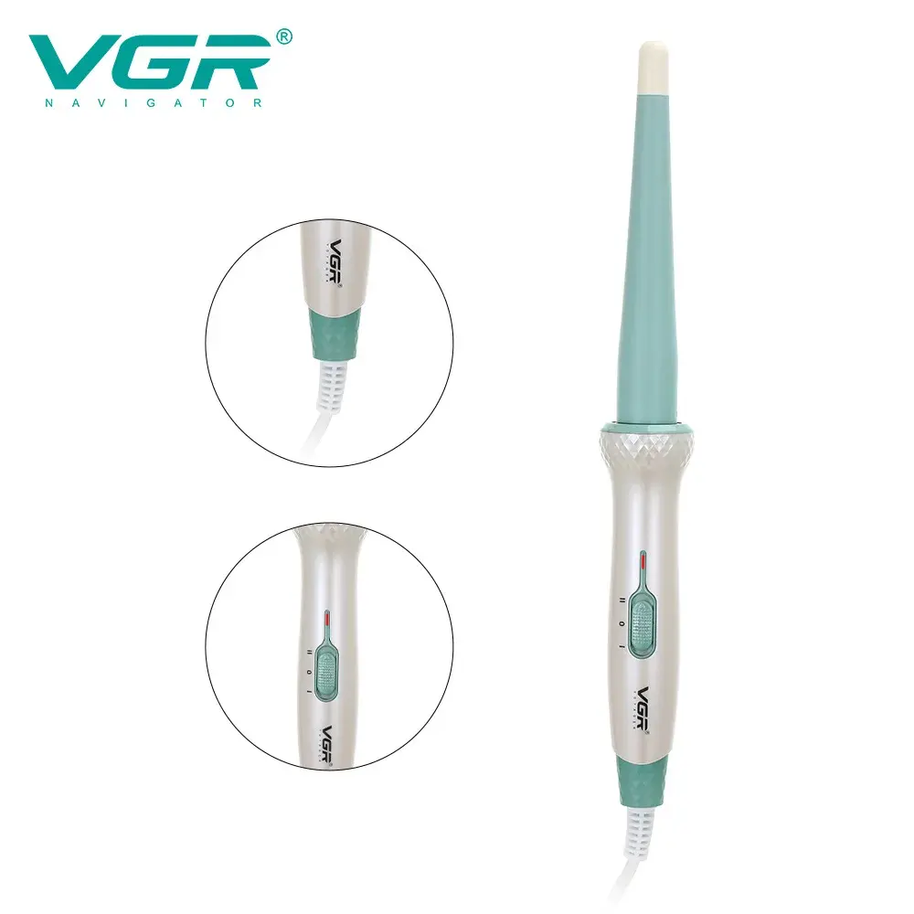 VGR596 New Automatic Curling Rod Rotating Lazy Egg Curling Magic Tool Mini Hairdryer Cross-Border Motorcycle Electronic Accessor