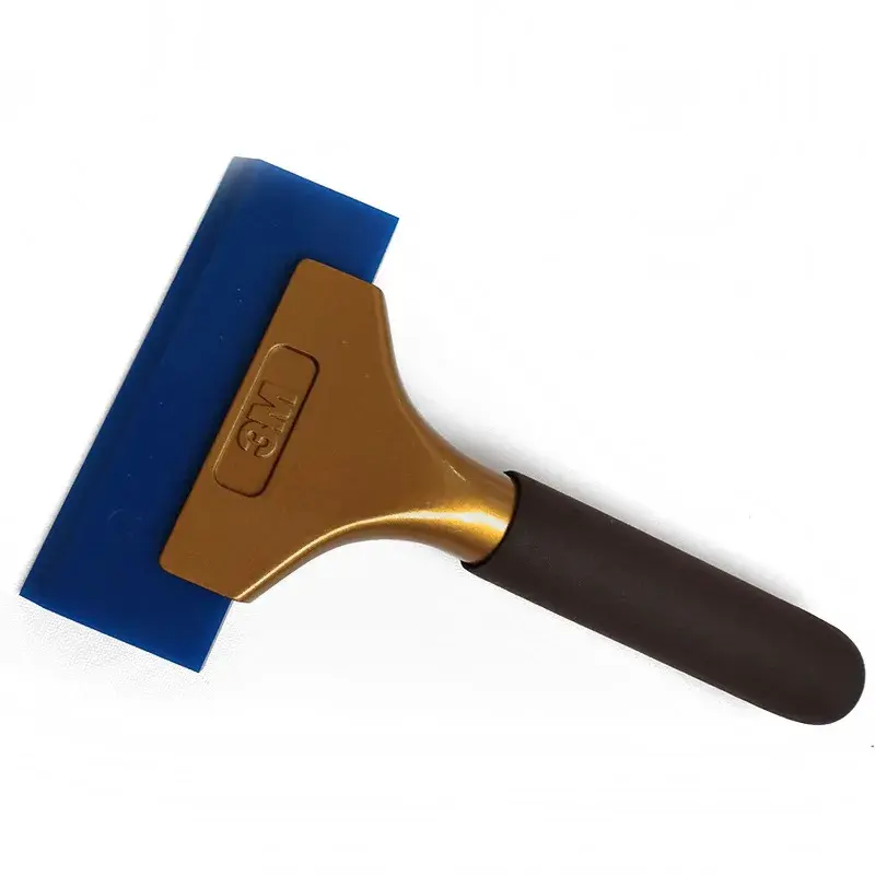 Gold Aluminum Alloy Handle For Car Key Modification Shell Water Scraping Tool Long Handle Water Scraping Faster Speed