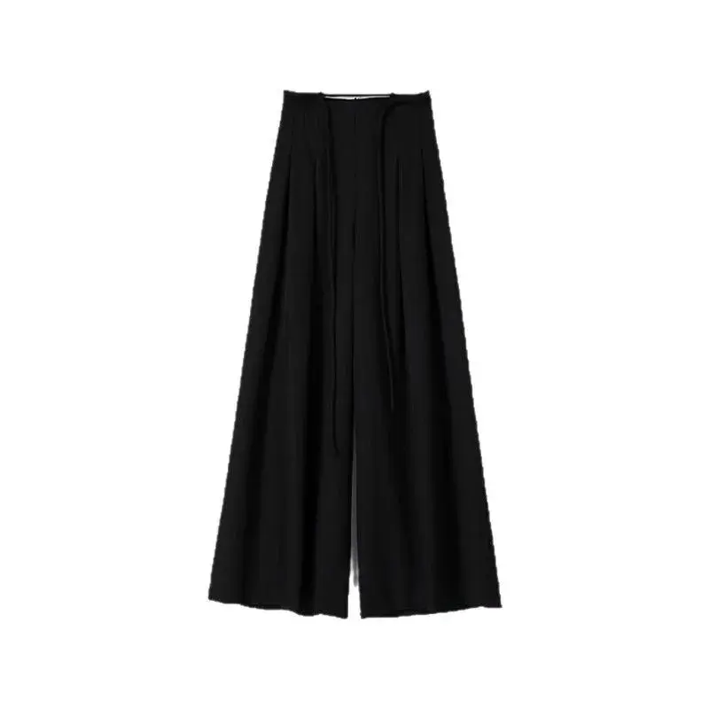 Women's High Waist Drapey Wide Leg Suit Pants Spring Autumn Hot Sale Of The Season New Design Loose Casual Floor Length Skirt Pa