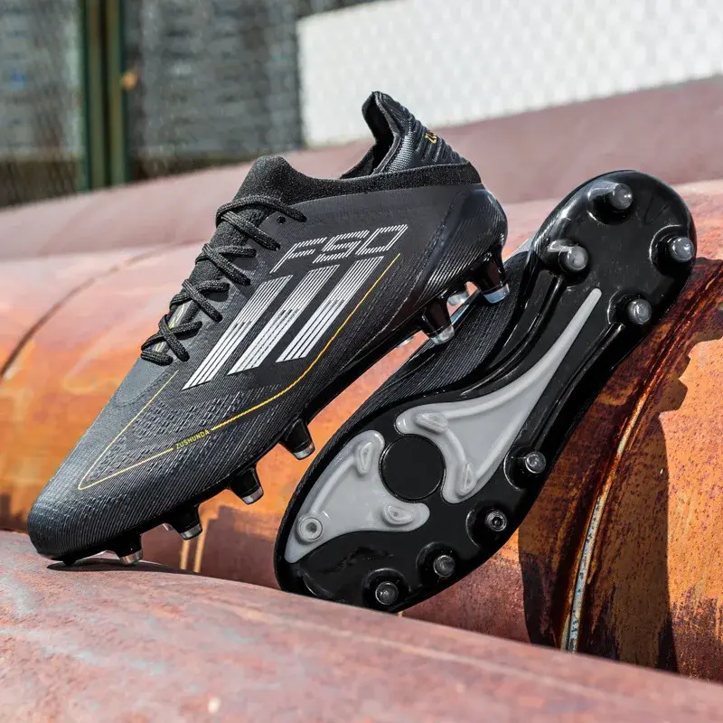 Low-Top Training Football Shoes Men's Seamless AG Long Nail TF Shoe for Sports And Training Made in China