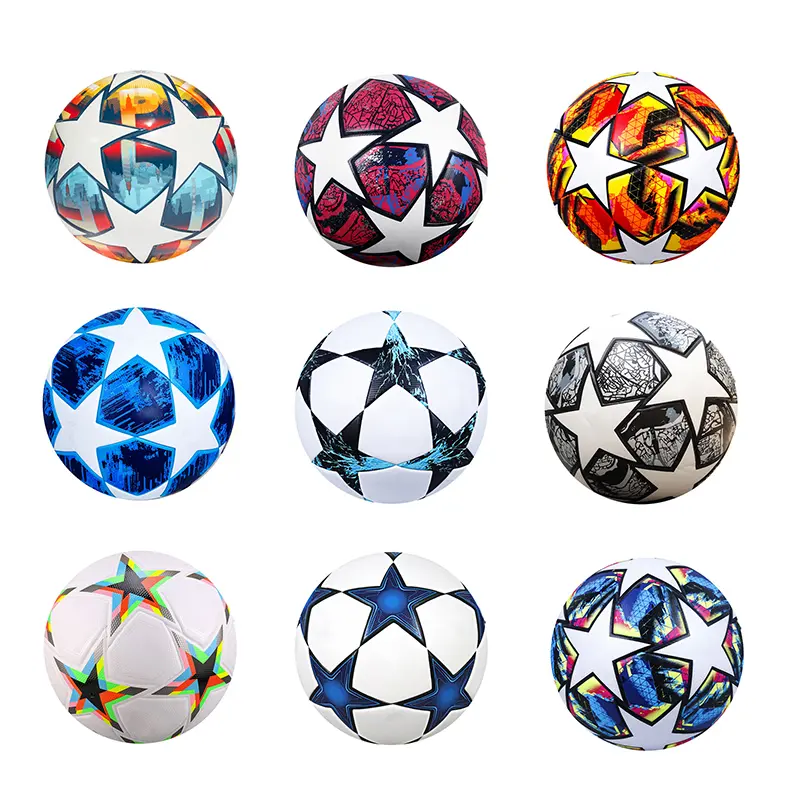 Top Official Size 5 Soccer Ball Seamless Professional Available For Youth Adults
