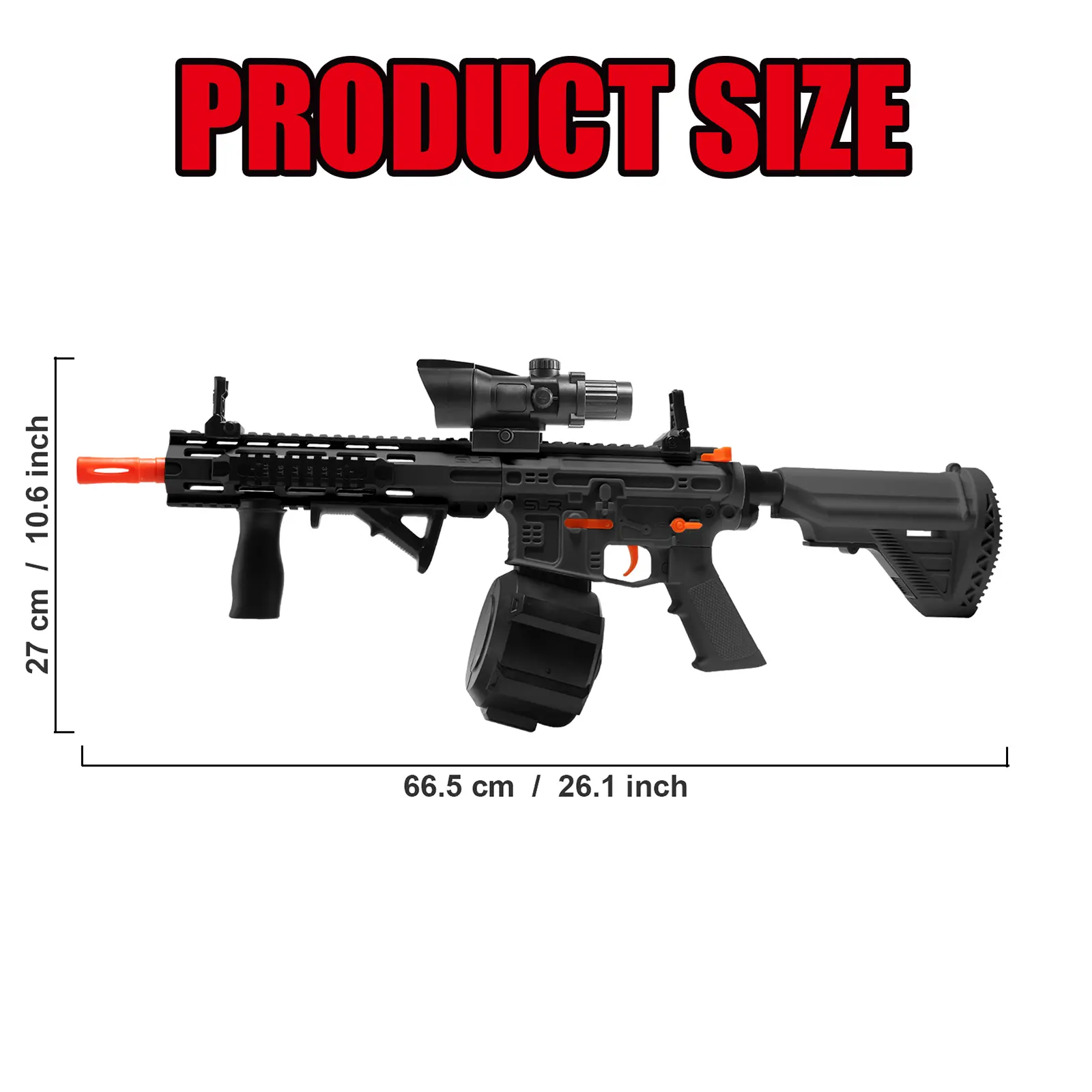 Upgraded M416 Electric Gel Balls Gun Toys,Automatic&Manual Dual Modes Water Bullets Blaster,High Speed Water Bead Splatter Toys