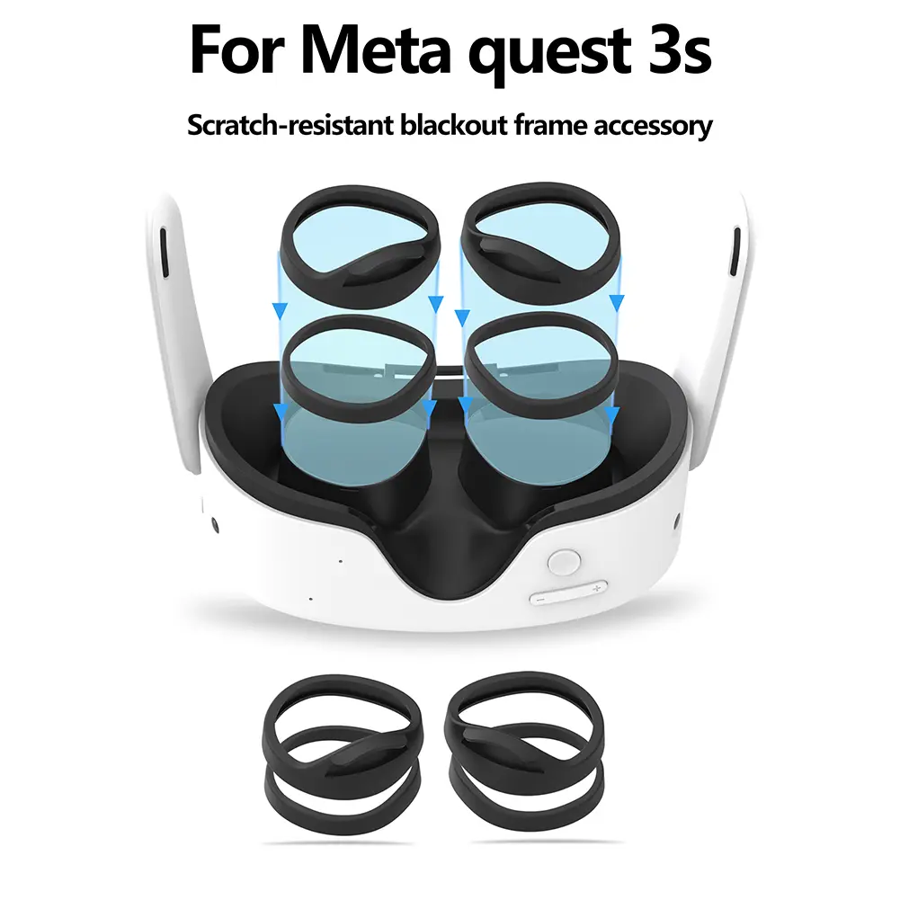 Lens Protection Kit Anti-Scratch VR Glasses Frame Spacer VR Lenses Frame Spacer for Meta Quest 3 Accessories
